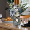 Faux Flowers in Vase,Artificial Flowers in Vase,Table Centerpieces for Dining Room,Flower Centerpieces for Tables,Fake Flowers with Vase,Kitchen Table Decor,Coffee Table Decor