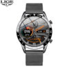 2b5176a5dddeba90 LIGE 2024 Smart Watch Full Circle Touch Screen Bluetooth Call Men Smartwatch Waterproof Sport Activity Fiess Watch+Box