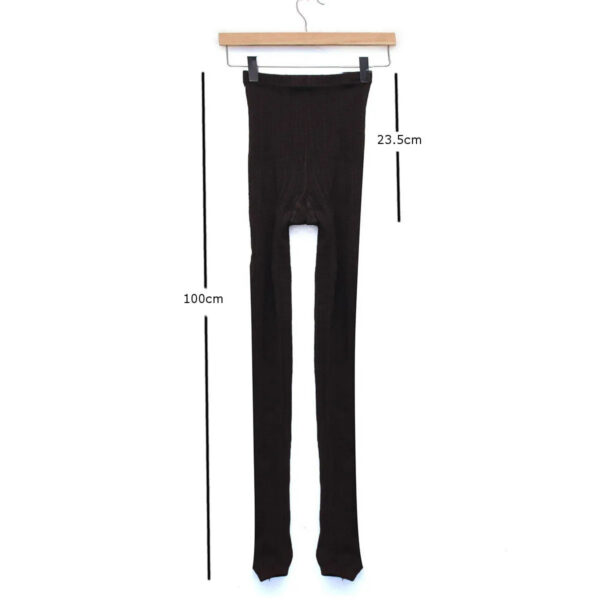 Wholesale-Fashion Design Autumn Winter Knitted Stripe Stocks Pantyhose Elastic Striped Solid Color Women Girl Socks Thigh High Sock