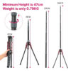 2b5fcfc20a097622 Ulanzi MT-49 1.9M Carbon Fiber Lighting Stand Portable Tripod Photography Light Stand for LED Light Flash Softbox Travel Monopod