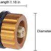 2b60065f46fde976 DESERT & FOX Ultralight Mini Camping Stove, 2600W Power Titanium Alloy Automatic Foldable Outdoor Cookware Tool for Picnic, Cookout, Camping, Hiking