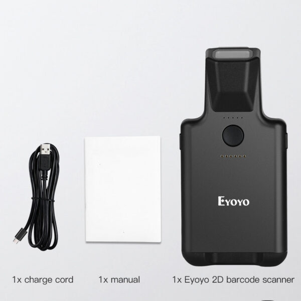 2b6409edbb5f7293 Eyoyo EY-017 2D Back Clip Bluetooth Scanner Portable Barcode Data Matrix 1D QR Bar Code Reader Android IOS System