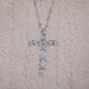 2b750fb83666f836 AnuJewel 4MM 2.1 Carat D Color Moissanite Diamond Cross Pendant Necklace Sterling Sier Gold Plated Customs Jewelry