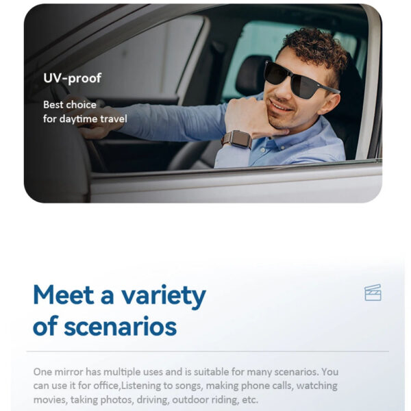 2b75959ee48106e6 G05 Bluetooth Smart Glasses Wireless Sunglasses Open Ear Headsets Waterproof Hands-Free Calling Sunglasses For Xiaomi Men Women