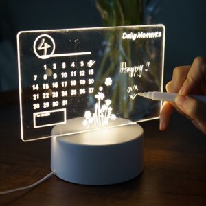 2b7ee7a353b087c6 Creative LED Note USB Rewritable Message Board Warm Soft Light For Children Girlfriend Decoration Night Lamp