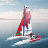 Bricks Toy F50 Hydrofoil Catamaran Sailboat Model Building Block Particle Kids Assembly Toy Tabletop Decoration Boy Adult Gifts