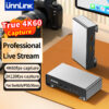 Unnk 4K 60Fps Video Capture Card USB C 3.1 Grabber Live Streaming 2K 120Fps Game Recording for PS5 Xbox Switch Phone Camera