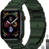 2b97f11bb338ef33 EPULY Compatible with Apple Watch Band 42mm 44mm 45mm 38mm 40mm 41mm, Business Stainless Steel Metal Wristband for iWatch SE & Series 7 6 5 4 3 2 1 for Men Women (Silver, 41mm 40mm 38mm)