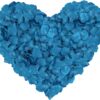 1000 Pcs Artificial Silk Rose Petals Decoration Wedding Party Turquoise Blue