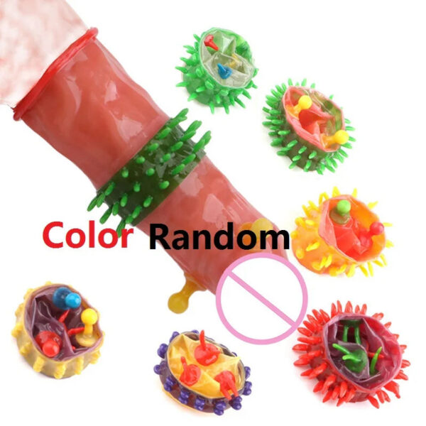 2ba4947fb81a6a3a Ultra-Thin Lubricated Condoms Large Particles Ribbed Dotted Granular Passionate Contracepation Sex Toys for Men Penis Sleeves