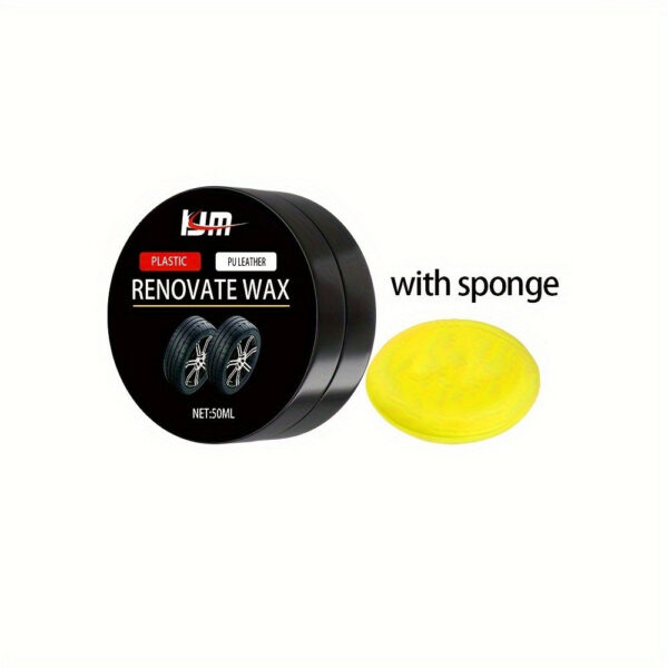 2bbbd950e97875df Universal Rubber Refresh Wax - Long-lasting Black Coat Repair, Leather Repair Polish, Hydrophobic Car Detail Care
