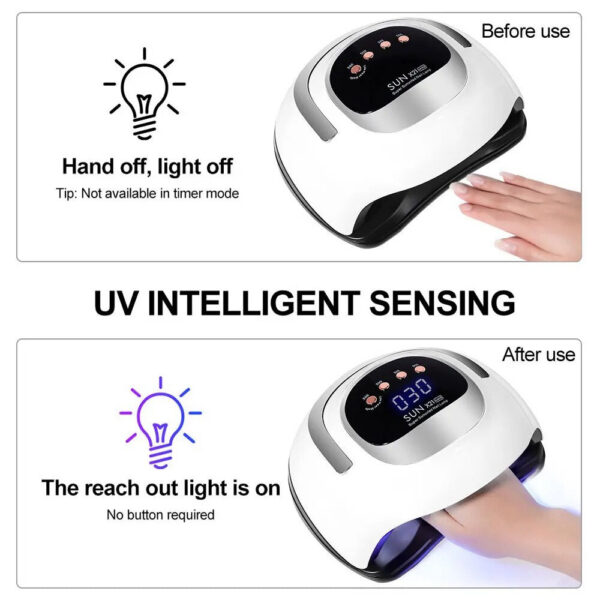 2be1b4e11588db63 Professional UV LED Lamp 320W Big Power 72LEDs Dryer Light For Manicure Drying Gel Nail Polish Sensor Nails Art Tools