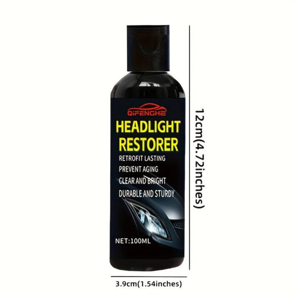 2be9b74fbafb6a05 Restoration Kit - Plastic Applicator Included, Clear Headlight Repair Solution for Oxidation, Blurring & Yellow