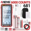 2bed045be6a9e349 ANENG 681 Rechargable Digital Professional Multimeter Non-contact AC/DC Voltage Meter LCD Screen Current Tester