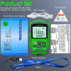Rechargeable Fiber Tester 4 in 1 Mini Optical Power Meter -70~+10dBm & Visual Fault Locator & Rj45 Network Test & LED Lighting