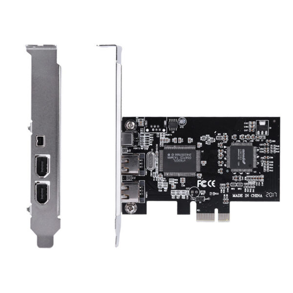 firewire controller card PCI-E PCI Express FireWire 1394a IEEE 1394 Controller Card with Firewire Cable