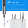 2c1083a6bf2a807c 62/6 in 1 Electric Screwdriver Set Precision Handle Portable Power Tool Kits Wireless Cordless Small Bits for Phone Watch Repair