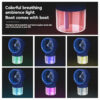 2c1f2c9334055004 Spray small USB charging desktop mini fan humidifier two in one gift three level atmosphere light