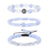 2c270a0e58ffc18c 3pcs/Set Body-Purifying Amethyst Bracelet Weight Loss, Yoga, Meditation - Healing Stone Jewelry for Women and Men