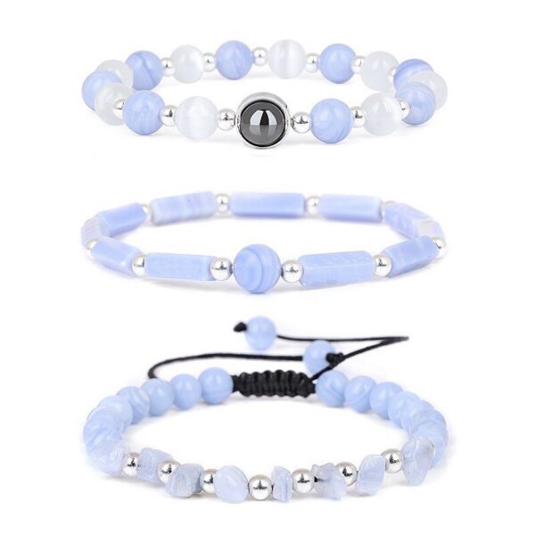 2c270a0e58ffc18c 3pcs/Set Body-Purifying Amethyst Bracelet Weight Loss, Yoga, Meditation - Healing Stone Jewelry for Women and Men