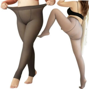Socks Hosiery Plus Size Winter Women's Sock Pants Thermal Translucent Pantyhose Woman Warm Leggings Fake Stockings Fleece Tights Skin Effect