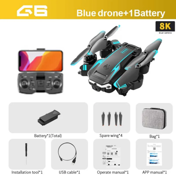 2c645ad08a349c76 KBDFA Pro Drone Professional 4K HD Camera Foldable Quadcopter Aerial S6 GPS RC Helicopter FPV WIFI Obstacle Avoidance Toys