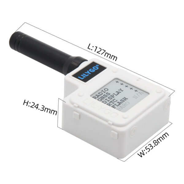 2c648a6291cd64ad LILYGO® TTGO SoftRF T-Echo NRF52840 LoRa SX1262 433/868/915MHz Wireless Module L76K GPS 1.54 E-Paper BME280 Sensor for Arduino