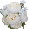 2c712387cfa0f47d Duovlo Springs Flowers Artificial Silk Peony Bouquets Wedding Home Decoration,Pack of 1 (Spring Red)