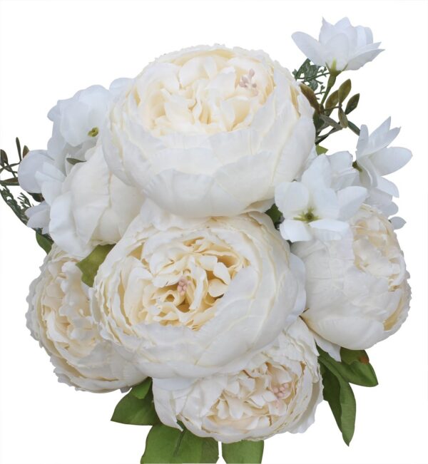 2c712387cfa0f47d Duovlo Springs Flowers Artificial Silk Peony Bouquets Wedding Home Decoration,Pack of 1 (Spring Red)