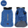 High Quality clothes Quilted Coat Pet Warm Jacket New Big Dog Retro Cozy Thick Vest Clothing 6 Colors