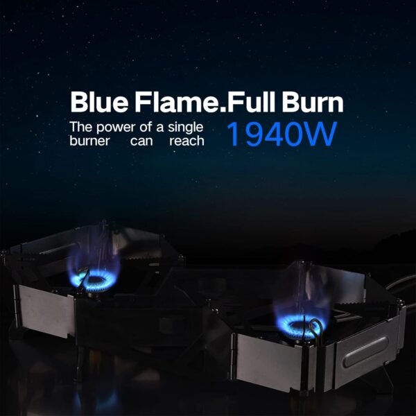 2c96c369091afe40 Lightning Double Head Stove Small Foldable Portable Outdoor Camping Furnace Fire Switch Free Adjustable Control Cookware BRS-32(No Ignition)