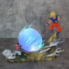 2ca9062fac4f731d 21cm Dragon Ball Z Buu vs Goku Model Super Saiyan Genki Bomb Action Figure Model Pvc Statue Doll Collection Model Toys Gift
