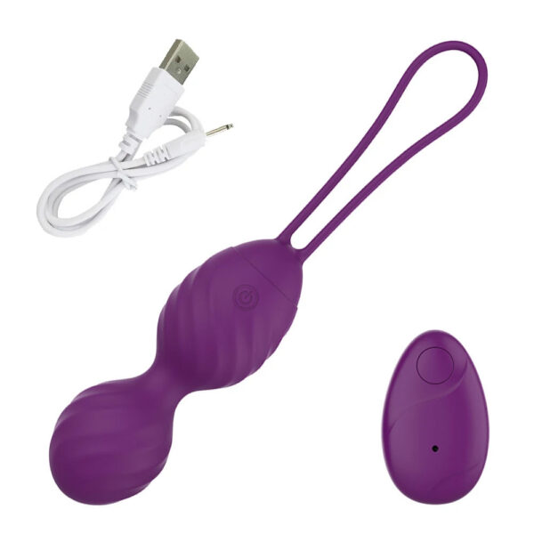 2cb25fb3434f2bef Vaginal Tighten Exercise Vibrator Shrinking Kegel Balls Ben wa ball G Spot Vibrator Eggs Wireless Remote Control Women Sex Toys