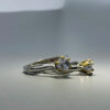 2cc1aedaf359e31e Sier Original Certified Women's Rings Natural Diamonds with Gemstones Jewelry Couples Wedding Engagement Accessories