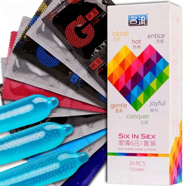 2cc6aedbbab97e17 24pcs Ultra Thin Condom Adult Sex Toys Smooth Lubricatted Penis Sleeves Ice Fire Feeling Condoms Sex Products Contraception