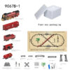 2ce3ba28f33d933a Christmas Series Classical Remote Control Small Tracks Electric Steam Track Train Model Lights Children's Holiday Gifts