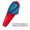 2ced364a39a2ba10 Outdoor Ultralight Warm Goose Down Filled Adult Mommy Style Travel Sleeping Bag Camping Hiking