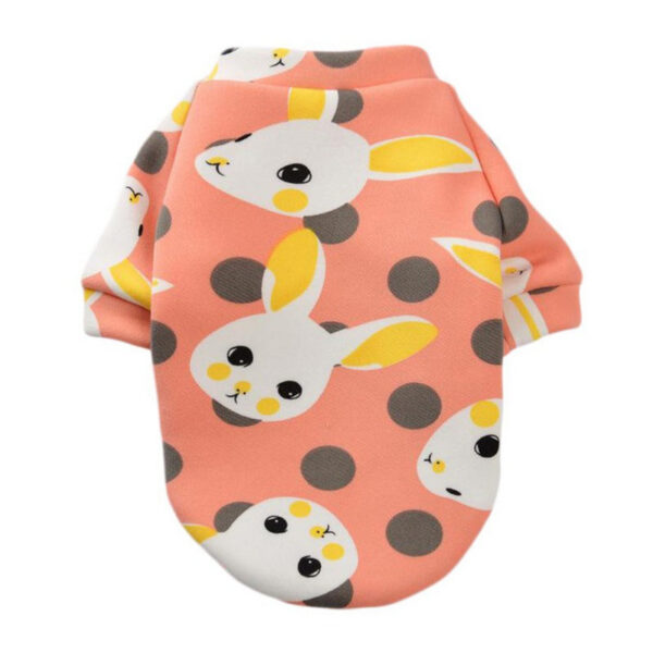 Pet Costume Cute Cotton Cartoon Printed Dog Cat Coat Pullover Soft Dogs Cats Sweatshirt Pets Clothing Outfits