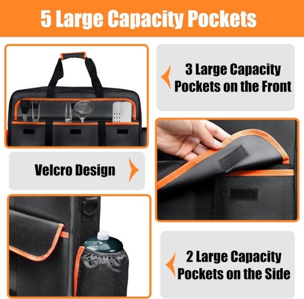 Stove Carrying Case Compatible with Coleman, Stove Carry Bag Compatible with Coleman Gas Camping 2 Burner Stove, Triton Stove, for Camp Chef Everest 2 Burner Stove Camp Stove