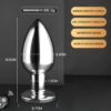 2d1b728b32668494 JIUUY Hot Sales Stainless Steel Plug Vibrator Metal Toys For Adult Or Gay Sex Stimulator Products Anal Dildo