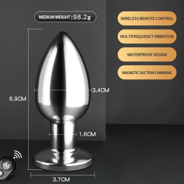 2d1b728b32668494 JIUUY Hot Sales Stainless Steel Plug Vibrator Metal Toys For Adult Or Gay Sex Stimulator Products Anal Dildo