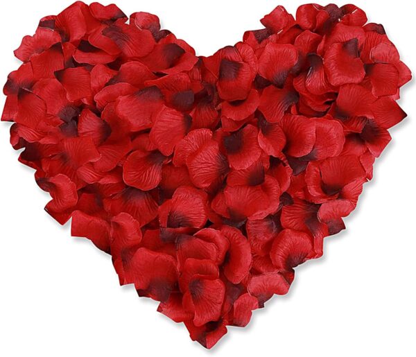 1000 Pcs Artificial Silk Rose Petals Decoration Wedding Party Turquoise Blue