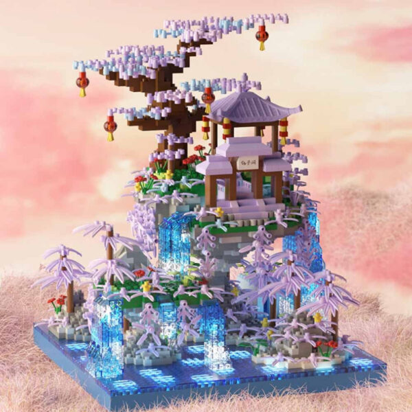 2436PCS Tree House Set Treehouse with Mini Building Block LED Creative Forest Birthday Gift for Adults