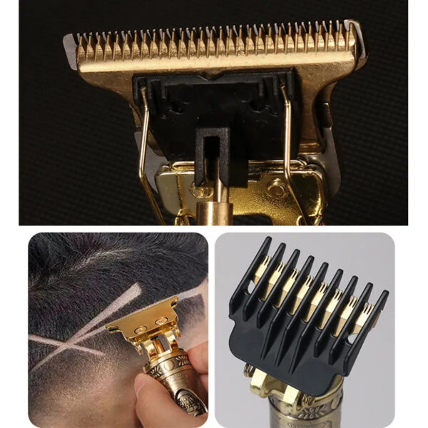 2d452e556c7df8ea Men's Shaver for Men Electric Razor Cordless Beard Trimmer Fast Charging LCD Display Clipper Shaving hine 5 220211