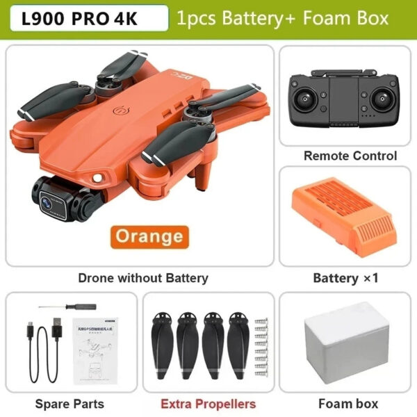 2d54d982844aaefd L900 Pro MAX GPS 4K Professional HD Dual Camera 5G Wifi 360° Obstacle Avoidance Brushless Foldable Quadcopter RC Drone Toy