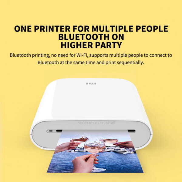 2d5b36a35f67604a Xiaomi AR Printer 300dpi Portable Photo Mini Pocket With DIY Share 500mAh Picture Printer Pocket Printer Work With Mihome APP