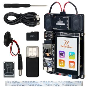 2d5bb6d45f7cf62e Freenove Development Kit for ESP32-S3 CAM Wireless, Dual-core 32-bit 240 MHz, Touch Screen Stereo Speakers Heart Rate Sensor
