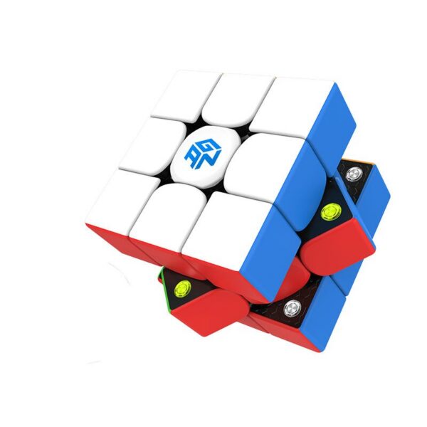 2d5ede5251834d85 3x3x3 Magnetic Magic Speed Cube Stickerless Gan 356M Professional Fidget Toys GAN 356 M Lite Cubo Magico Puzzle