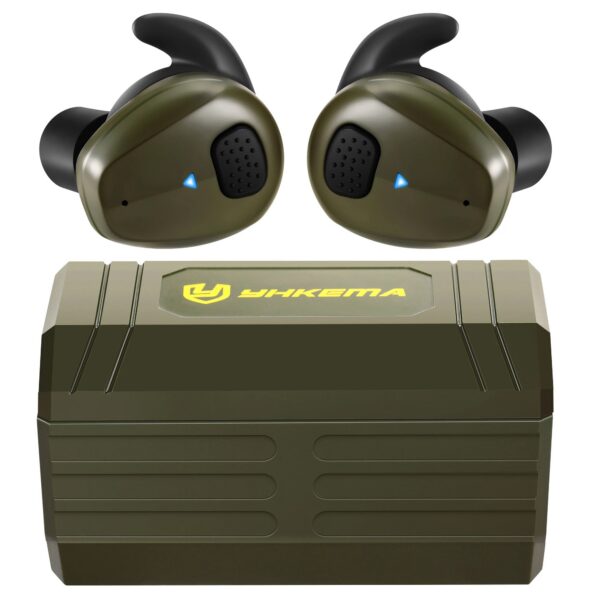 YHKEMA EB10 Bluetooth Electronic Shooting Earbuds Headphones Tactical Headphones Noise Reduction Hearing Protection for Hunting