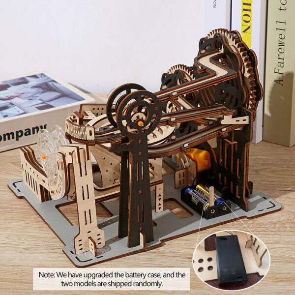 2d6476ec246c8bb5 3D Wooden Puzzle Marble Run Set DIY Assemble nical Model Building Kits STEAM Educational Toys for Adult Kids Birthday Gifts